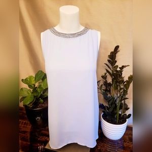 Beaded neck tunic